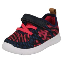 Childrens Unisex Boys Girls Clarks Lightweight Trainers Ath Flux