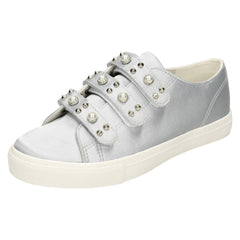 Ladies Spot On Pearl Strap Trainers