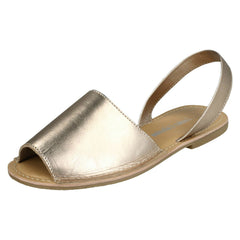 Ladies Leather Collection Slingback Mule Sandals