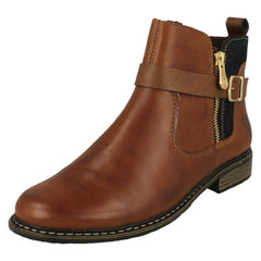 Ladies Rieker Fleece Lined Boots Z4959