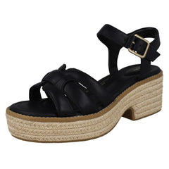 Ladies Clarks Platform Wedge Sandals Coledale Strap