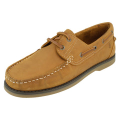 Mens Hush Puppies Casual Lace Up Deck Shoes Wilson Boat Shoe