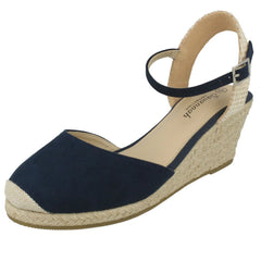 Ladies Savannah Mid Rope Wedge Espadrilles F2274
