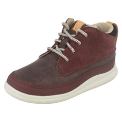 Boys Clarks Casual Ankle Boots Cloud Air