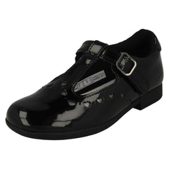 Girls Clarks Heart Detailed T-Bar Shoes Scala Dress