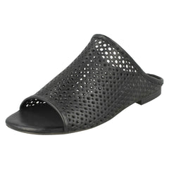 Ladies Savannah Flat Punched Upper Mule Sandals
