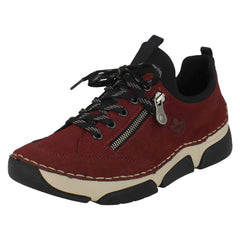 Ladies Sneakers By Rieker Lace Up Shoes 45973