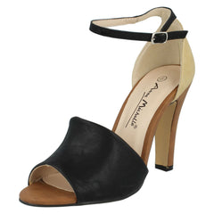 Ladies Anne Michelle Ankle Strap Peep Toe Heeled Sandals