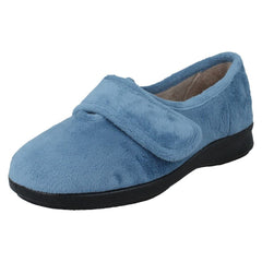 Ladies DB Shoes Casual Velour Slippers Fountain