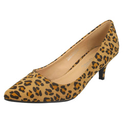 Ladies Anne Michelle Pointed Toe Court Shoes