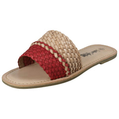 Ladies Leather Collection Casual Open Toe Summer Mule