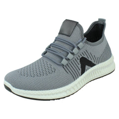 Mens Reflex Knitted Lace Up Trainers A2186