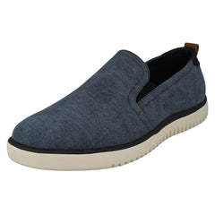 Mens Hush Puppies Lightweight Canvas Shoes Danny Slip On