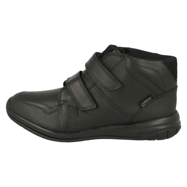 Boys Clarks Sports Inspired High Rise School Shoes Hula Spin GTX
