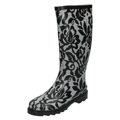 Ladies Spot On Casual Wellington Boots