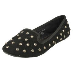 Girls Cutie Flat Studded Ballerina Shoes