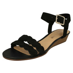 Ladies Clarks Wedge Heeled Sandals Mena Blossom