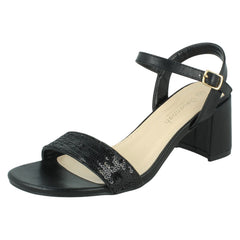 Ladies Savannah Blocked Heel Sandals F12018
