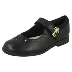Girls Clarks Key Detail School Shoes Lock Magic