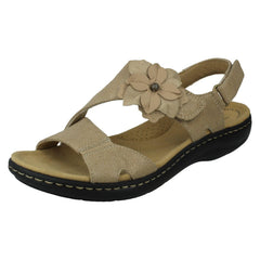 Ladies Clarks Slingback Sandals With Flower Detail Laurieann Bea
