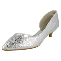 Ladies Savannah Cut Out Side Kitten Heel