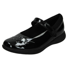 Girls Clarks Formal School Shoes Etch Spark