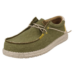 Mens Hey Dude Slip On Deck Shoes Wally Coastline Jute