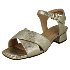 Ladies Clarks Square Toe Sandals Serina 35 Cross