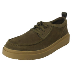 Mens Casual Clarks Lace Up Shoes Polden Moc