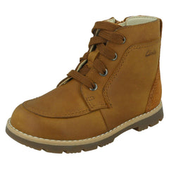 Boys Clarks Ankle Boots Heath Dash T