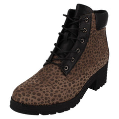 Ladies Spot On Ankle Boots F51021