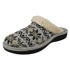 Ladies Padders Lusekofte Detailed Mule Slippers Sorrel