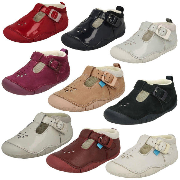 Girls Startrite T-Bar Casual Shoes Baby Bubble