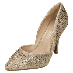 Ladies Anne Michelle High Heel Waisted Court Shoes