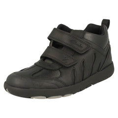 Boys Clarks Dinosaur Detailed Ankle Boots Rex Hop K