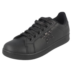 Ladies Spot On Lace Up Pumps