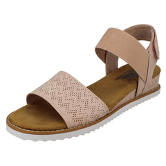 Ladies Skechers Low Wedge Sandals Desert Kiss 31440