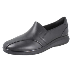 Ladies Clarks Artisan Square Toe Slip On Shoes Lynell Edge