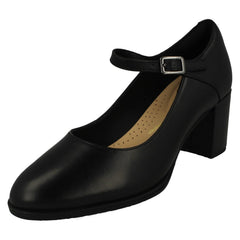 Ladies Clarks Mary Jane Court Shoes Freva55 Strap