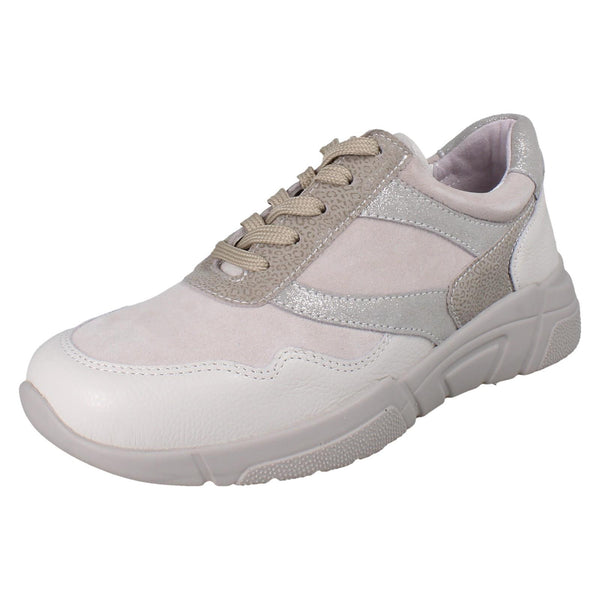 Ladies DB Wide Fit Trainers Watercress