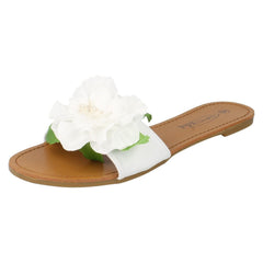 Ladies Spot On Flower Detail Sandals
