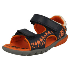 Boys Clarks Casual Sandals Rocco Surf