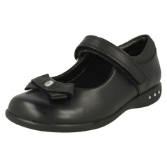 Girls Clarks Bow Detail School Shoes Prime Skip