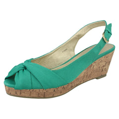 Ladies Savannah Mid Wedge Sandals