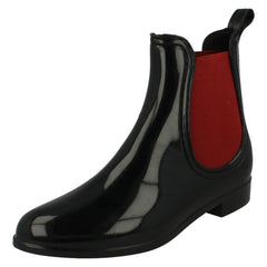 Ladies Spot On Chelsea Boot Style Ankle Boot