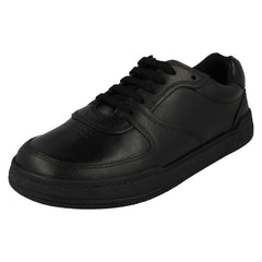 Senior Boys Clarks Relaxed Style Lace Up School Shoes Fawn Lay Y