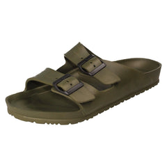 Mens Spot On Light Weight Mule Sandals