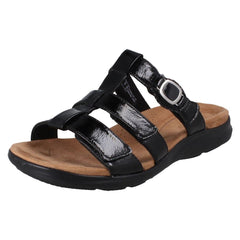 Ladies Clarks Triple Strap Summer Sandals Kitly Pearl