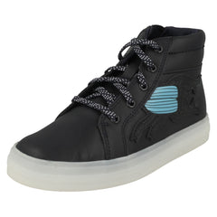 Boys Clarks Lace Up Detailed Light Up Ankle Boots Flare Fox K
