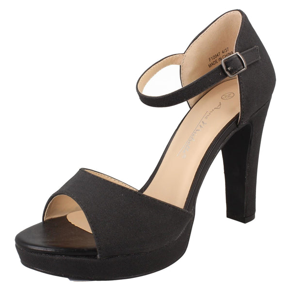 Ladies Anne Michelle High Heel Platform Mule Sandal F12047